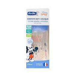 Dodie Biberon Init A-col 270ml M B 0-6m R 3v