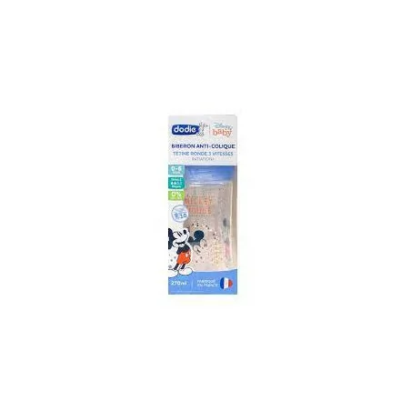 Dodie Biberon Init A-col 270ml M B 0-6m R 3v