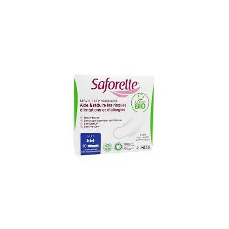 Saforelle Serviette Hygiènique Nt C.b 10