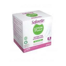 Saforelle Serviette Jour Avec Ailet X10