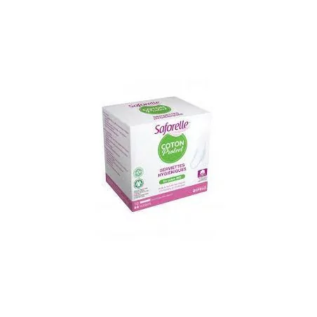 Saforelle Serviette Jour Avec Ailet X10