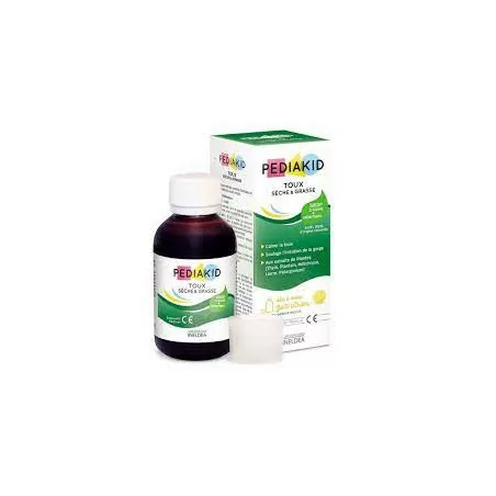 Pediakid Toux Sèche et grasse goût Citron 125ml