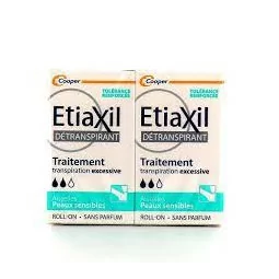 Etiaxil Détranspirant Aisselles Peaux sensibles Lot2