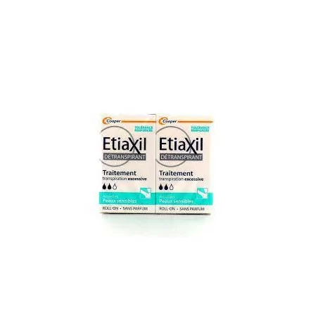 Etiaxil Détranspirant Aisselles Peaux sensibles Lot2