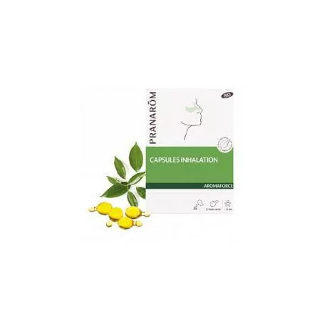 pranarom capsules inhalation bio huiles essentielles respiration Parapharmelle