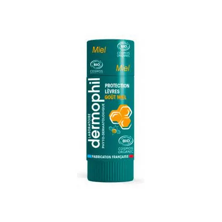 Dermophil stick à lèvre protection miel