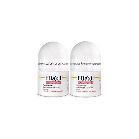 ETIAXIL DETR AISSELLES PEAU NORMAL LOT DE 2