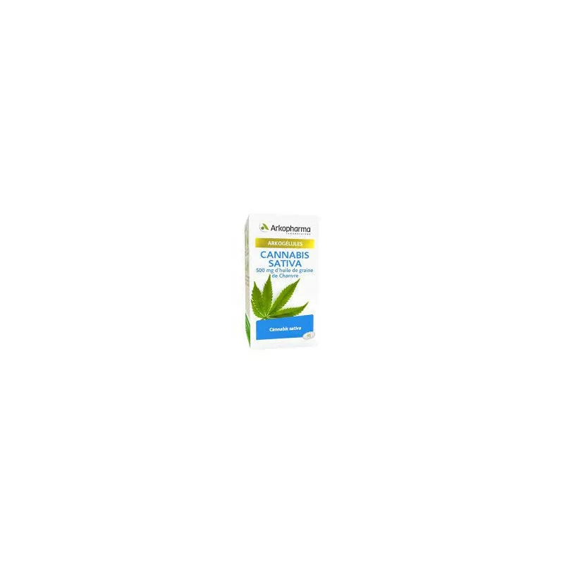 Arkogélules Cannabis Sativa – Complément Bien-Être Naturel