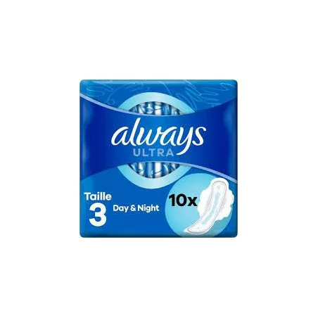 ALWAYS SERVIETTE ULTRA NUIT PAQUET 10