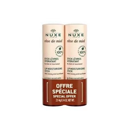 Nuxe stick rêve de miel duo