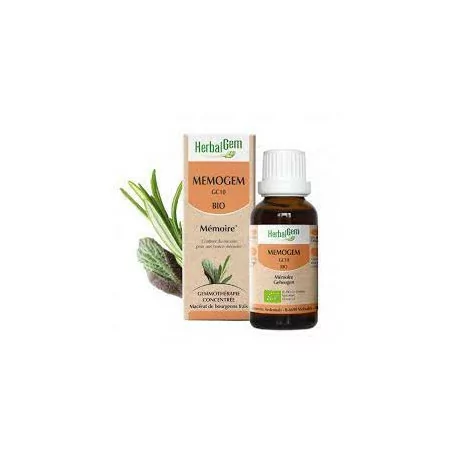 Herbalgem Complexe Memogem Mémoire Flacon de 30ml