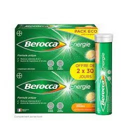 Berocca Energie goût orange Comprimé Effervescent boite de 60