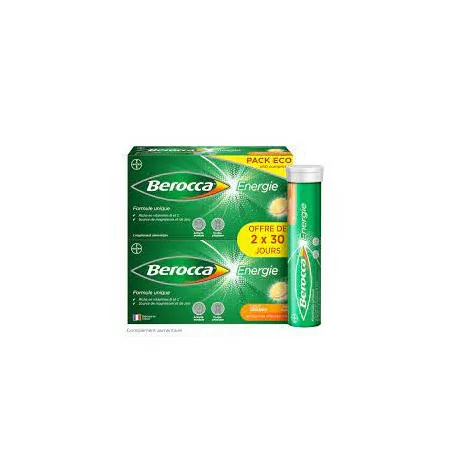 Berocca Energie goût orange Comprimé Effervescent boite de 60