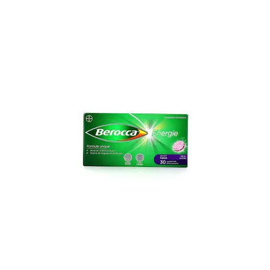 Berocca Energie goût Cassis Comprimé Effervescent boite de 30