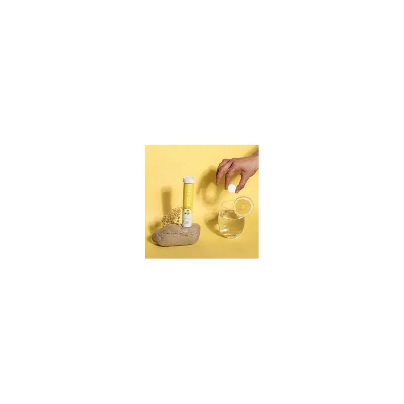 Hydratis Citron Pastille Effervescente 20 – hydratation et vitamines, disponible chez Parapharmelle