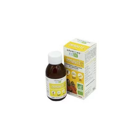 Granions Enfant Immunité sirop flacon 125ml, complément naturel pour renforcer immunité enfant, Parapharmelle