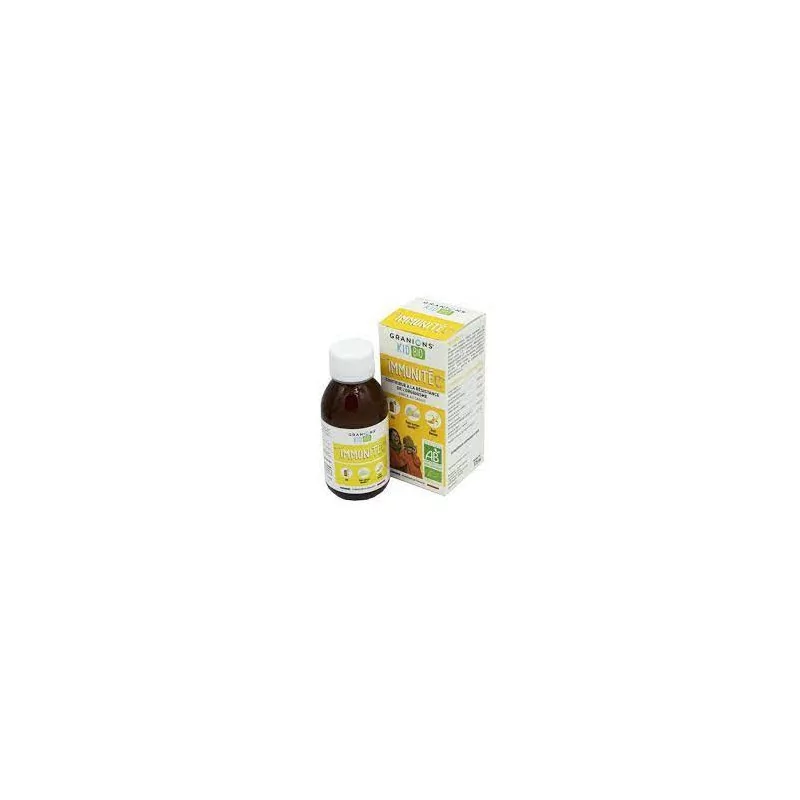 Granions Enfant Immunité sirop flacon 125ml, complément naturel pour renforcer immunité enfant, Parapharmelle