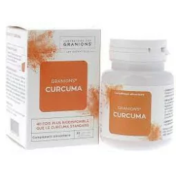 Granions Curcuma 30 gélules, complément naturel anti-inflammatoire et antioxydant, Parapharmelle
