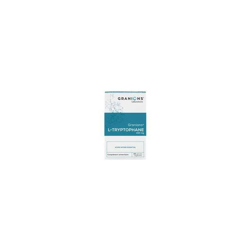 Granions L-Tryptophane boîte de 30 comprimés, soutien naturel du sommeil et de l’humeur, Parapharmelle