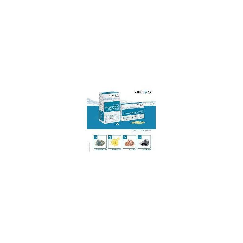 Granions Décontractant Musculaire Solution Buvable 30amp/2ml