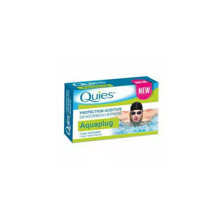 Quies Aquaplug Silicone Malléable Natation X2