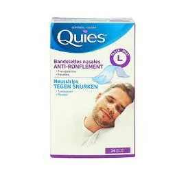 Quies Anti-Ronflement 24 pièces – solution naturelle contre les ronflements | Parapharmelle