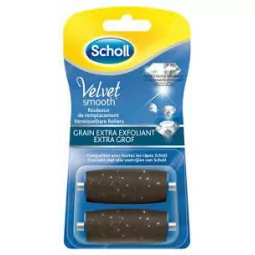 Scholl Velvet Rouleaux Recharge Extra Exfoliant x2
