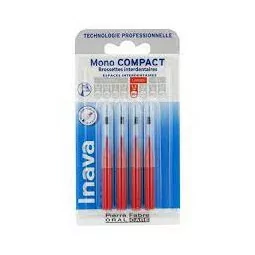 Inava Mono Compact Brossettes Rouge x4