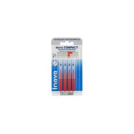Inava Mono Compact Brossettes Rouge x4