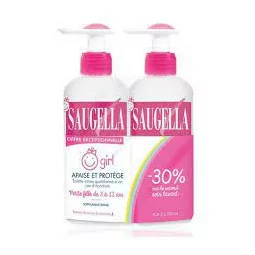 Saugella Girl Gel Lavant 200ml x 2