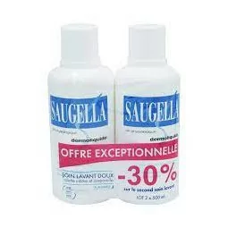 Saugella Emulsion Dermoliquide Lavant 500ml X 2