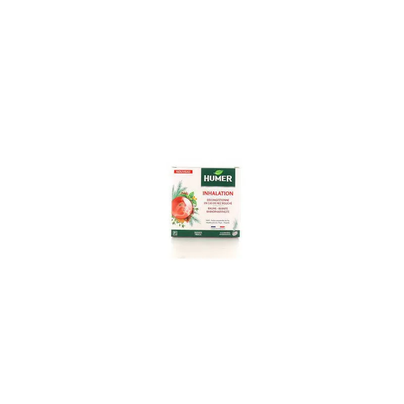 Humer Inhalation – Flacon d’huiles essentielles pour voies respiratoires