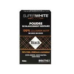Superwhite Black Edition Poudre Charbon Actif 40g