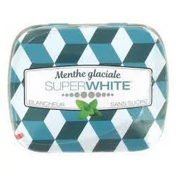 Superwhite fresh mini mints menthe glaciale