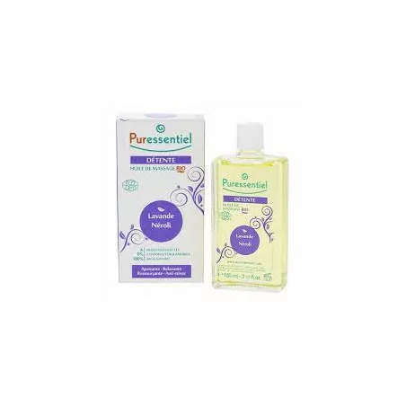 Puressentiel Huile Massage Bio Détente 100ml