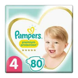 Pampers Couches - Premium Protection - Taille 4 x80