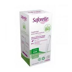 Saforelle Coton Protect 14 Tampons Super avec Applicateur