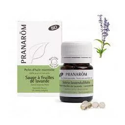 Pranarom sauge feuille lavandin bio perles