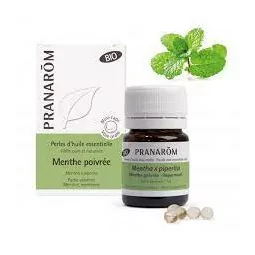 Pranarom menthe poivrée perles bio