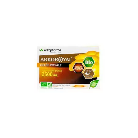Arkoroyal Gelée Royale 2500mg 20 ampoules 10ml