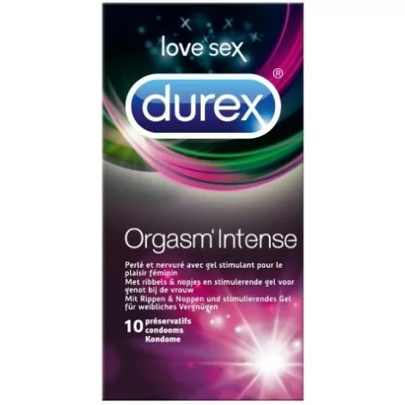 Durex Orgasm'intense Preservatifs B/10