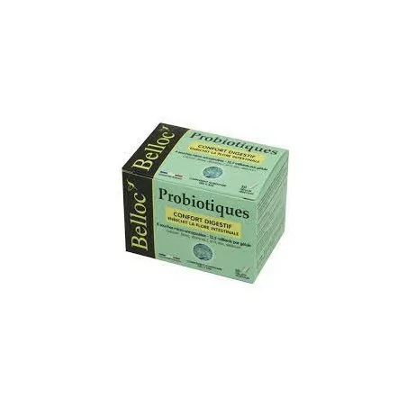 Boîte Belloc Microbiote 30 gélules – Complément flore intestinale