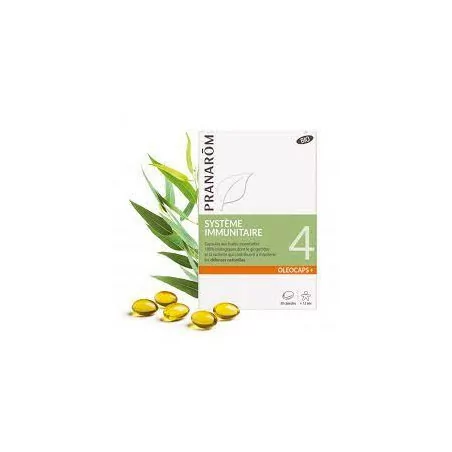 Pranarom Oleocaps 4 Système Immunitaire Bio
