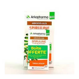 Arkogélule Spiruline Bio grand modèle + petit modèle