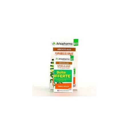 Arkogélule Spiruline Bio grand modèle + petit modèle