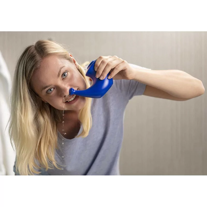 Utilisation – laveur de nez naturel pour rhume et allergies, disponible sur Parapharmelle