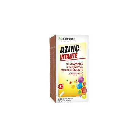 Azinc Forme & Vitalité Adulte 120 Gélules