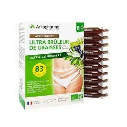 Arkofluides ultra bruleur graisses bio 30 ampoules