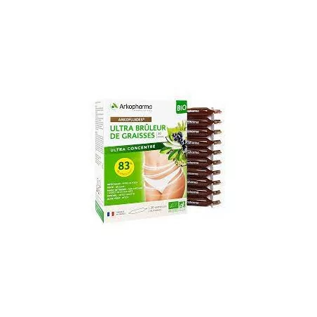 Arkofluides ultra bruleur graisses bio 30 ampoules