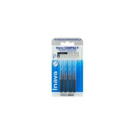 Brossettes interdentaire Inava Mono Compact noir pack de 4